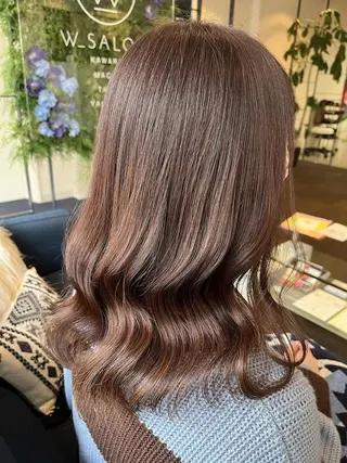 ミディアム カラー 高田 羊真のヘアスタイル