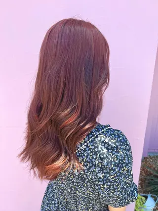 カラー ベージュ/透明感/ 桃子🎀のヘアスタイル