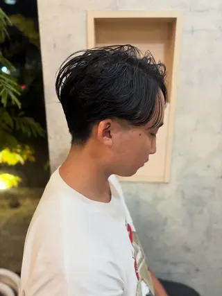 ショート パーマ 小山内 一馬のヘアスタイル