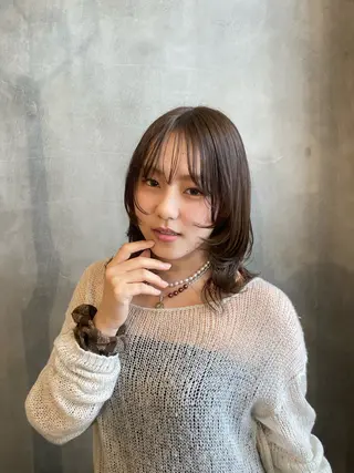 ミディアム 🩰無料カットモデル ショート/莉紗子🫧のヘアスタイル