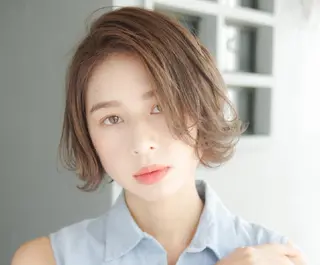 ミディアム パーマ Stella Lux ステラ ルークスのヘアスタイル