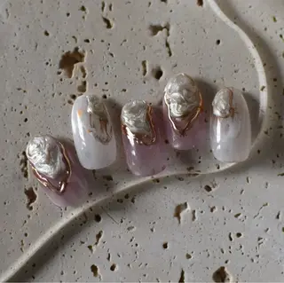 ネイル nuu 栄  /  シェアサロン所属・nuu栄 ユキ / 大人ニュアンスのネイルデザイン