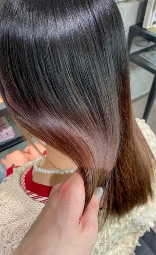 セミロング お洒落カジュアル🍃 まなとのヘアスタイル