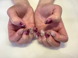 ネイル 💎🐰 saki. m 🐰💎のネイルデザイン