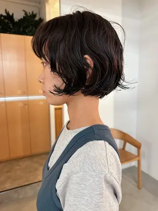 ショート パーマ lelu所属・lelu / 佐々木のヘアスタイル