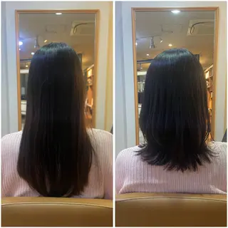 セミロング HAIR en所属・撮影モデル募集‼️ 大橋菜々美のヘアスタイル