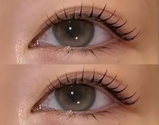 マツエク・マツパ eve🐰束間まつ毛 /透明感カラーのヘアスタイル