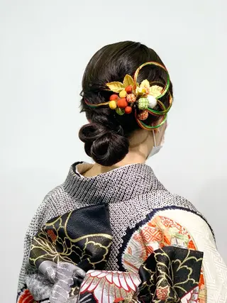 ヘアアレンジ お呼ばれヘア/セット /ヘアアレンジ/れいのヘアスタイル