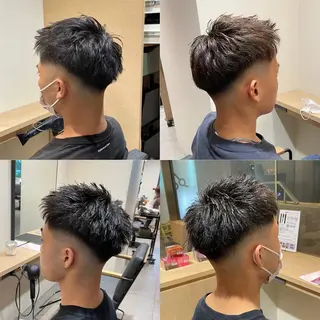 メンズ Le'a所属・渋谷/フェード/ 國分 翔のヘアスタイル