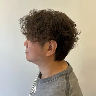 パーマ メンズ メンズパーマ専門店 【店長】⚜️イチカワのヘアスタイル