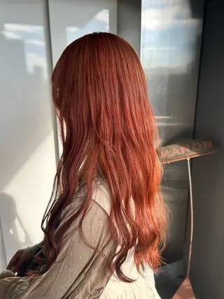 ロング カラー 滝本 和叶のヘアスタイル