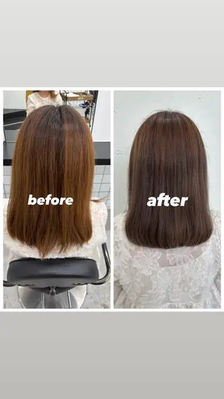 ミディアム カラー 🌼あいり🌼 JILLSTUDIOのヘアスタイル