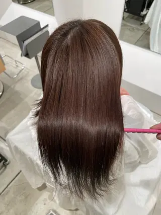 ロング 髪質改善＆美髪矯正 専門美容師:植原瑞樹のヘアスタイル