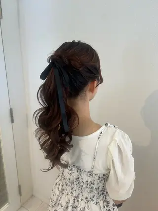 ロング りさ/ヘアセット 無料モデル募集🎀のマツエク・マツパデザイン