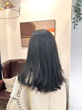 ロング カラー 村上 滉弥のヘアスタイル