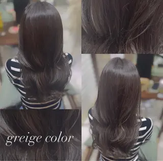 ロング 透明感カラー／ 艶感カラー／RAMUのヘアスタイル