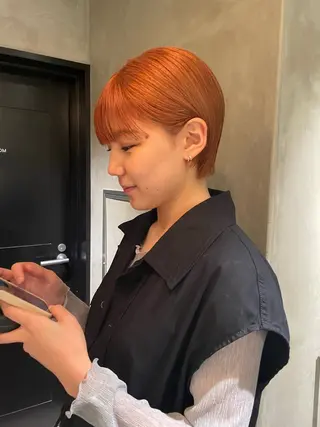 ショート カラー 🍃透明感/デザイン 店長MASARU🍃のヘアスタイル