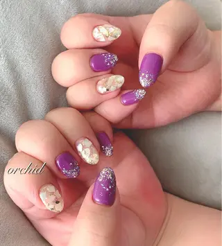 ネイル orchid ♡オーキッドのネイルデザイン