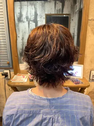 ショート パーマ メンズ特化❤️‍🔥 みやぎのヘアスタイル
