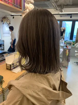 ミディアム カラー 🍃marina🍃 韓国ヘア/Aujuaのヘアスタイル