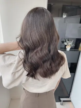 セミロング カラー 髪質改善カラー🦋 田村のヘアスタイル