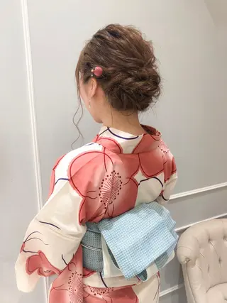 ヘアアレンジ 似合わせ艶髪カラー ❤️ハダユミのヘアスタイル
