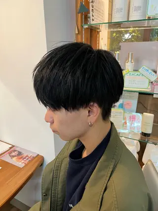 ショート メンズ 【髪質改善/縮毛矯正 /カラー】ホサカのヘアスタイル