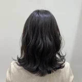 セミロング カラー オタク美容師💟 チバコナツのヘアスタイル