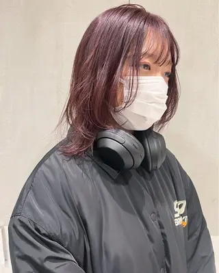 ミディアム カラー minami🪷 暖色カラーのヘアスタイル