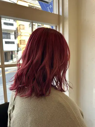 ミディアム カラー Ayaka ‪✂︎‬のヘアスタイル