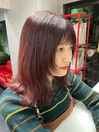 ミディアム カラー hair salon Lihina所属・韓国ヘア🇰🇷 FUMINAのヘアスタイル
