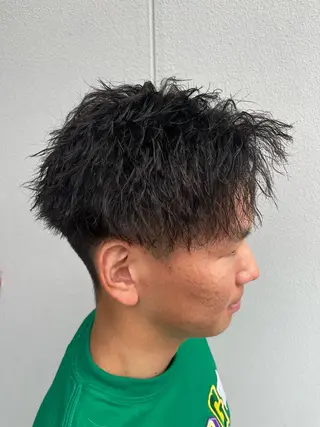 ショート パーマ メンズ APREKO RIKUのヘアスタイル