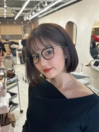 ショート カラー 新宿/韓国風レイヤー エクステ/YUTOのヘアスタイル