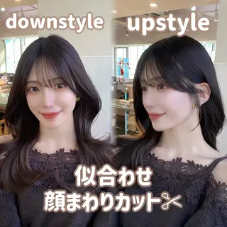 ロング カラー ヘアアレンジ RIHO/愛されモテ /透明感カラーのヘアスタイル