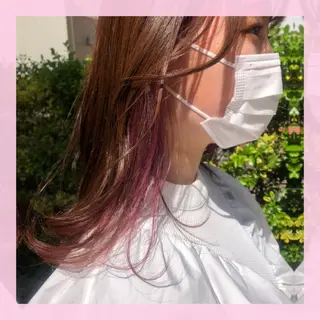 セミロング カラー plum.所属・🍒前川 🍒のヘアスタイル