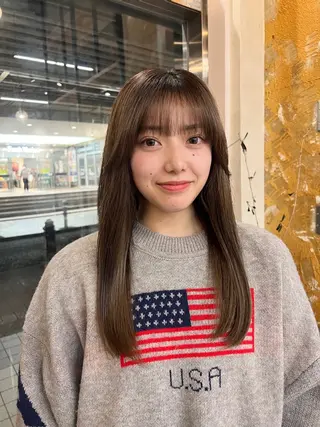 ロング 髪質改善/ブリーチ ツヤ髪/shiinaのヘアスタイル