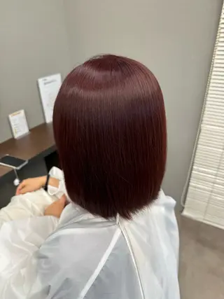 ミディアム カラー Ayaka 福岡美容師のヘアスタイル