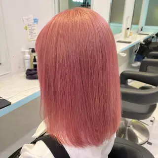 ミディアム カラー ブリーチカラー 🩵MIZUKIのヘアスタイル