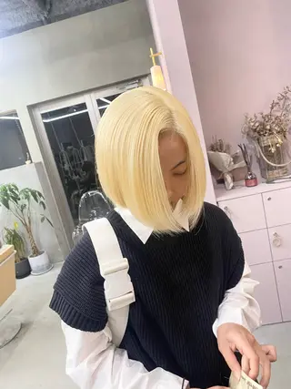 ショート カラー qulim所属・前橋 姫奈のヘアスタイル