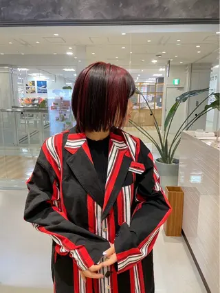 ミディアム キルンサンピアン所属・ナチュラルカラー 児玉優香のヘアスタイル