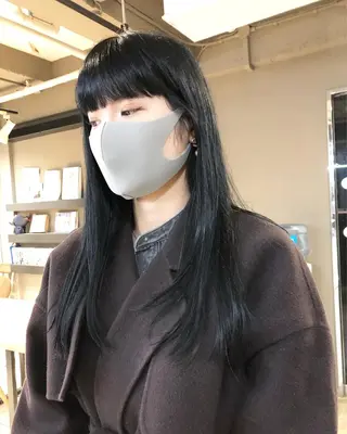 ロング カラー ヘアアレンジ ainico+所属・メンズ特化✂️栗原 侑也のヘアスタイル