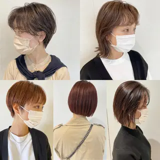 ショート カラー パーマ ❤️ダブルカラー 髪質改善❤️SAYAのヘアスタイル