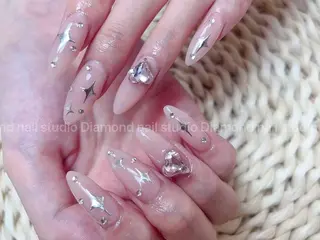 ロング Diamond 🚢のネイルデザイン