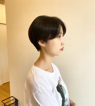 ショート 林 瑠夏のヘアスタイル