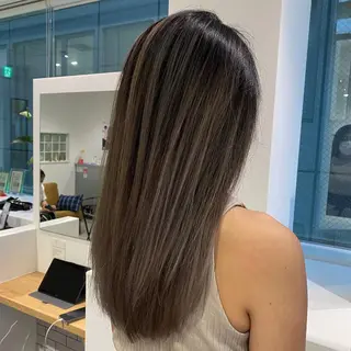 ミディアム カラー JILBLAN京都 ショート/ハイライトのヘアスタイル