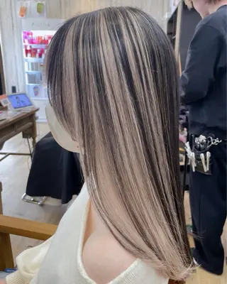 ロング カラー 飯田 来夢のヘアスタイル