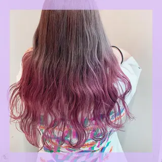 ロング カラー ヘアアレンジ topstylist 🖤川辺晴加🖤のヘアスタイル