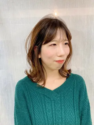 ミディアム YURI/20〜 30代メンズ/恵比寿のヘアスタイル