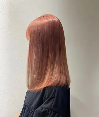 セミロング 🎀ハイトーンカラー / RINA🎀のヘアスタイル