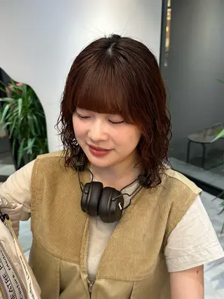 ショート パーマ raka 🫧のヘアスタイル